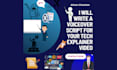 write a voiceover script for your tech explainer video