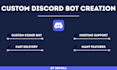 create a custom high performance discord bot for your server