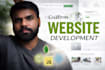 develop custom websites as full stack developer
