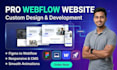 design, develop, or redesign your webflow website professionally