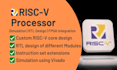 design and simulate custom riscv processor in verilog or systemverilog