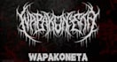 make death metal logo with texture and chrome effect