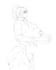 draw  anime waifu girls