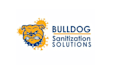 design awesome bulldog sanitization solutions logo