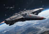 do a sci fi spaceship art