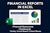 create financial statements and dashboards in excel