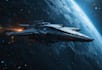 create a sci fi spaceship art