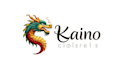 do asian dragon fire mascot logo design with company