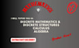 tutor in discrete mathematics and structures, algebra and calculus