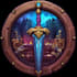 create an fantasy, rpg, sci fi game logo design