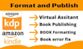paperback kindle ebook book formatting kdp