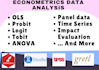 do econometrics analysis and models using r studio and spss