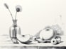 create pen and ink drawings and object illustrations
