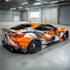 itasha car wrap, racing car wrap, livery car wrap design