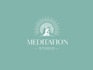 do custom mindful elegant yoga and meditation logo