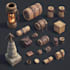 make a high quality 3d model, props and objects
