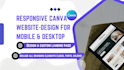 design canva website, canva logo, canva business website, canva landing page