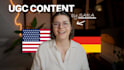create ugc video ads in german or english