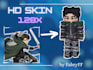 make a custom x128 HD skin