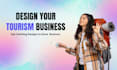 design tourism post, tour itinerary, flyers, and logo