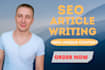 professional website content writing with SEO focus
