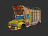 create mobile game optimzed 3d model of vehicle