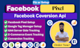 fix or setup facebook pixel, ga4, and ecommerce conversion API tracking