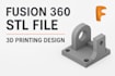 create stl file for 3d printing design in fusion 360