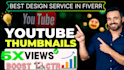 design attractive youtube thumbnail