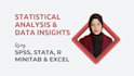 do statistical data analysis in spss, r, stata, minitab and excel