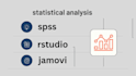 do statistical data analysis with spss, rstudio, jamovi and python