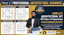autocad interior design, shop and construction drawings, ready to construct