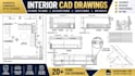 create detailed interior floor plans in autocad