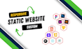 build a responsive static website with HTML, CSS, javascript