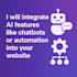 integrate chatgpt or ai features into your website
