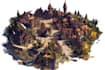 design a game environment concept art in blender, fantasy art