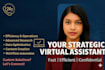 be your strategic virtual assistant for efficiency, research, and automation