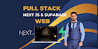 create a modern secure web app in next js typescript with supabase