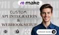 setup make com api integration made com api integromat