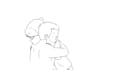 create 2d traditional animation, frame by frame, line art, character animation
