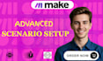 do make com scenario setup optimization to automate your business made com