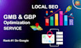 do gmb and gbp local SEO setup, optimization, and 3 pack map ranking