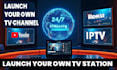 set up 247 online TV channel for roku, iptv, rtmp, ott