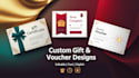 design modern gift certificates, coupons, and vouchers