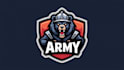 create beautiful wolf army mascot logo design for you
