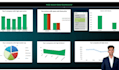 create excel dashboard for sales, finance or business data