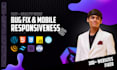 solve wordpress mobile responsiveness, menu bugs, and layout errors