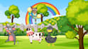 create 2d animation for kids nursery rhymes song,