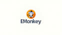 do monkey with glasses mascot logo design