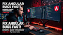 fix angular bugs, debug UI issues, and resolve typescript errors